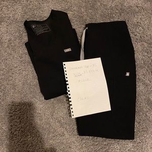 FIGS BLACK YOLA/CATARINA SET